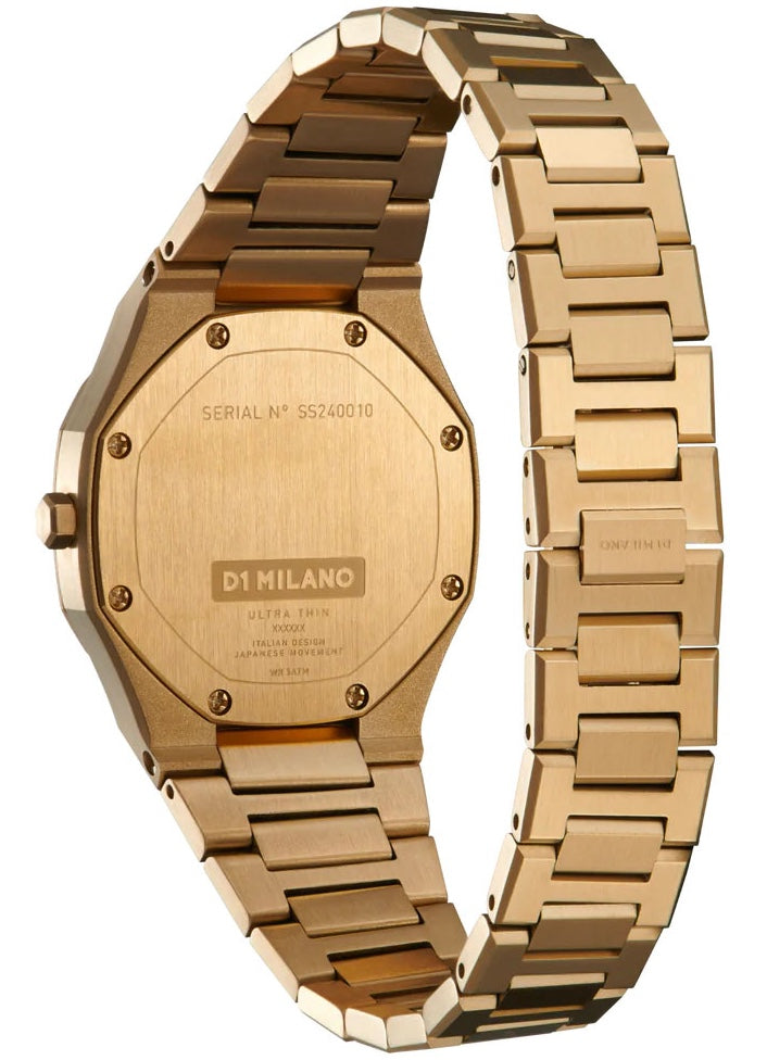 D1 Milano Ultra Thin Zephyr Gold Watch UTBL31 Image 4
