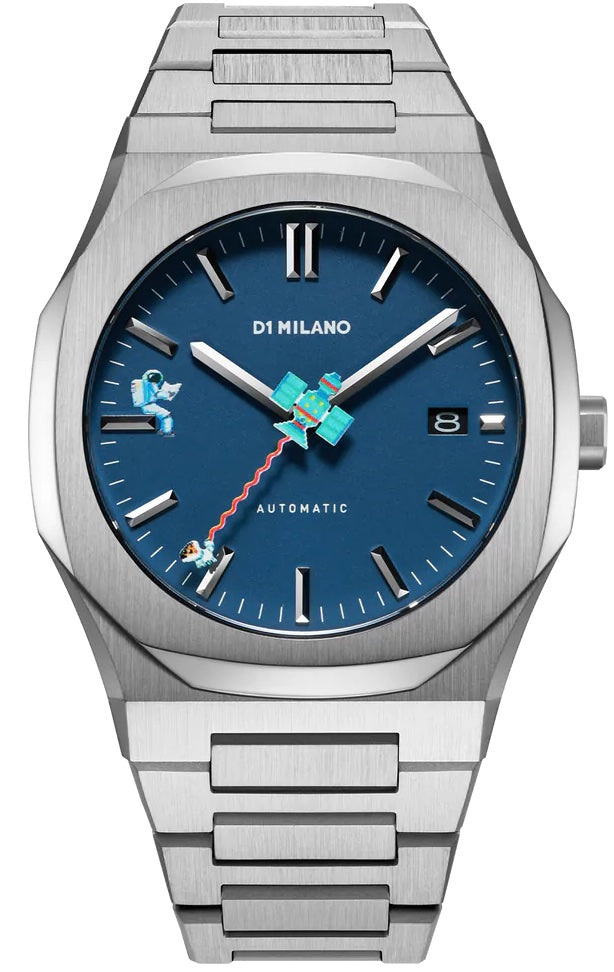 D1 Milano Watch Automatico Retro Blue D1-ATBJ14 Image 1