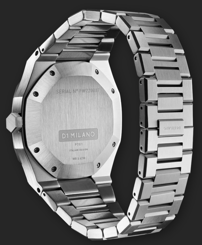 D1 Milano Watch Automatico Retro Blue D1-ATBJ14 Image 4