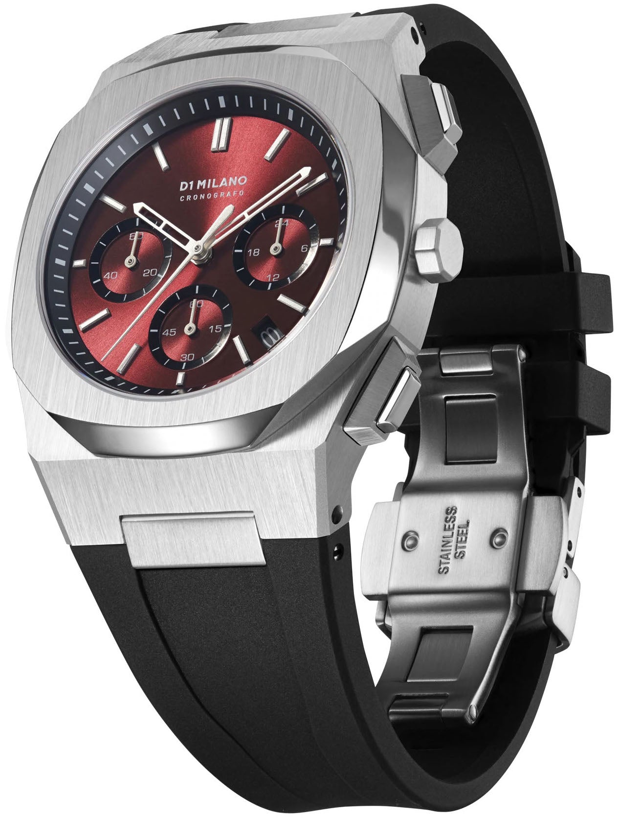 D1 Milano Watch Cronografo Burgundy D1-CHRJ03 Image 2