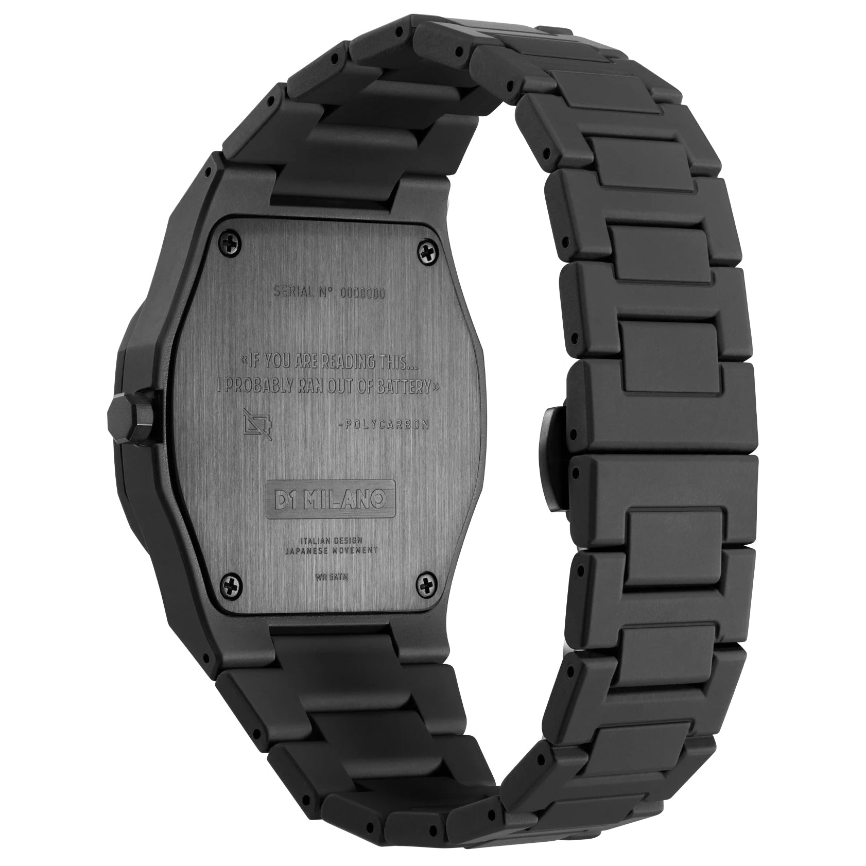 D1 Milano Watch Polycarbon Polly Dolly D1-PCBJ25 Image 2