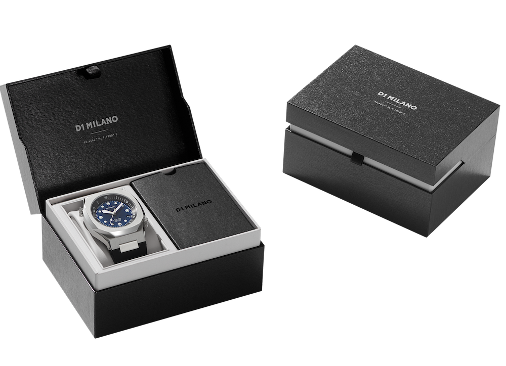 D1 Milano Watch Subacqueo Diver Deep Blue D1-DVRJ02 Image 5