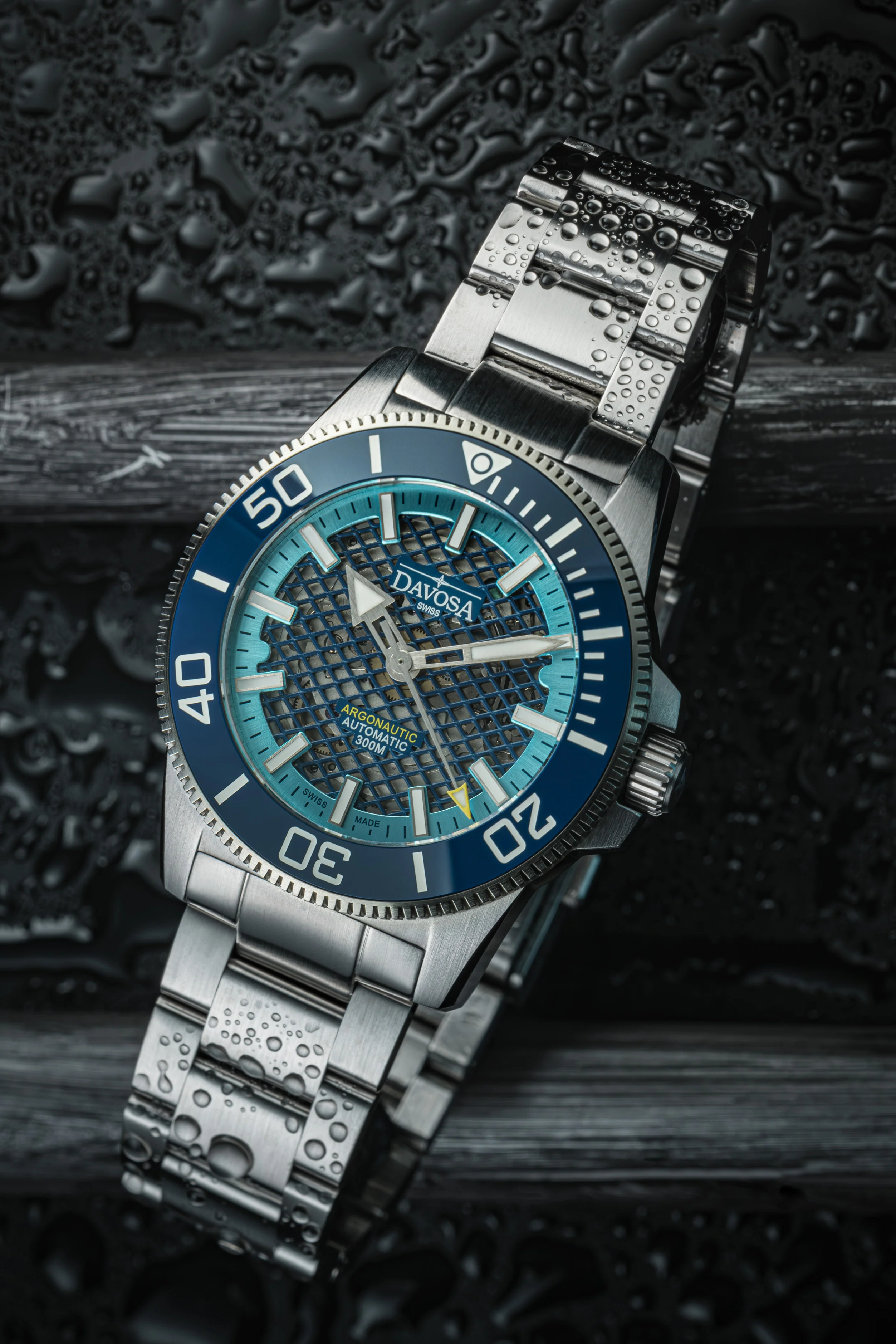 Davosa Argonautic 41 Shark Diver Blue Limited Edition Watch 16154140 Image 6