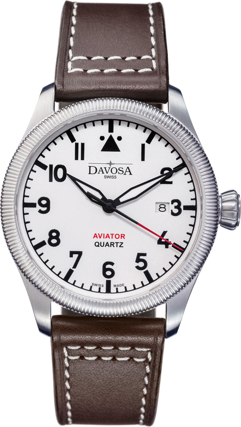 Davosa Aviator Quartz Silver Watch 16249815 Image 1