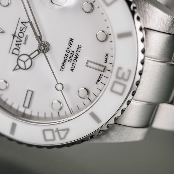 Davosa Ternos Diver Lady White Watch 16619510 Image 5