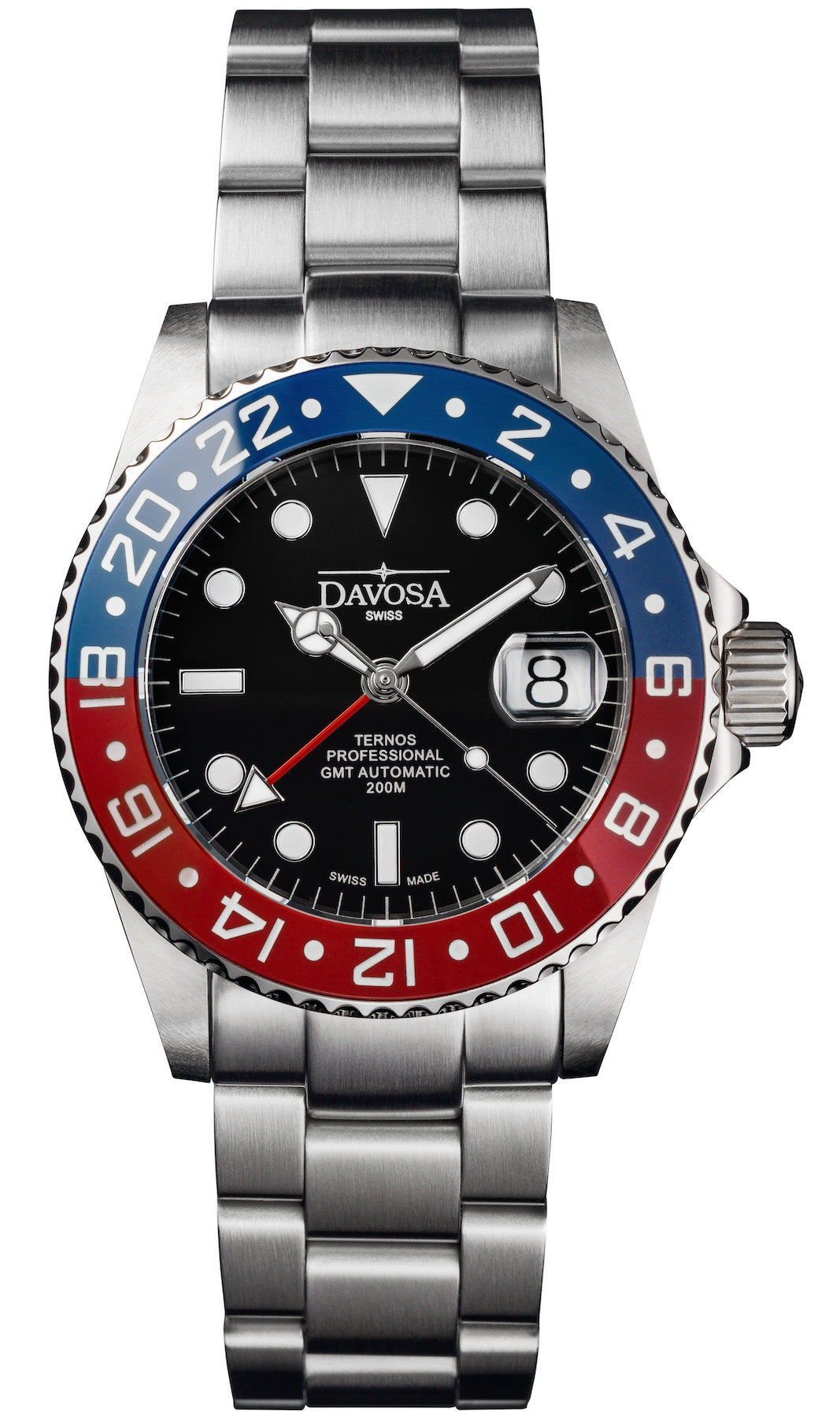 Davosa Ternos Professional GMT Tri Bracelet Watch 16157160 Image 1