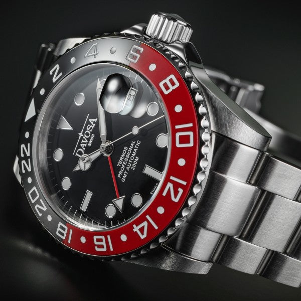 Davosa Ternos Professional GMT Tri Bracelet Watch 16157190 Image 2