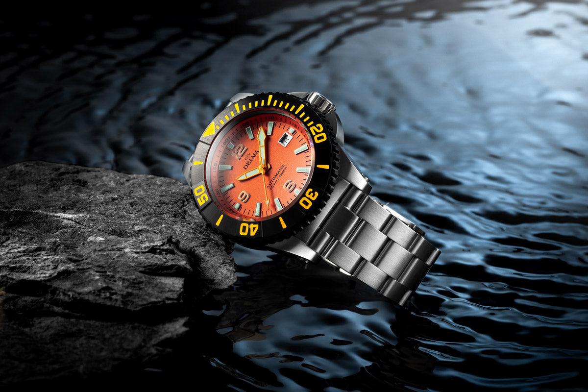 Delma Blue Shark IV Orange Limited Edition Watch 54701.760.6.154 Image 5