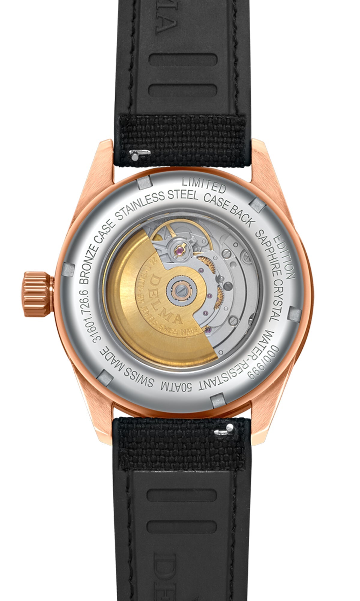 Delma Cayman Field Bronze Black Watch 31601.726.6.034 Image 2