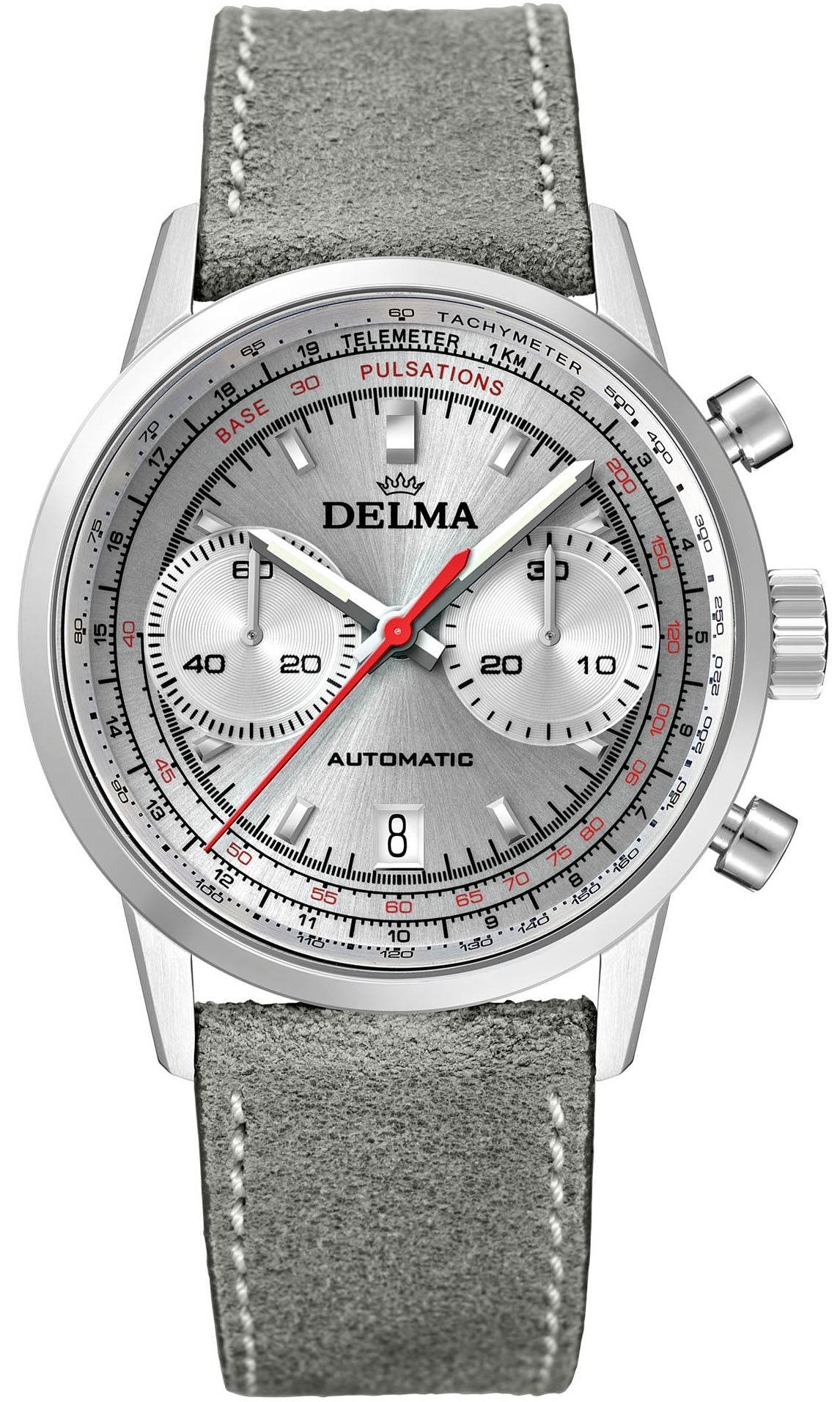 Delma Continental Pulsometer Silver Watch 41701.702.6.069 Image 1