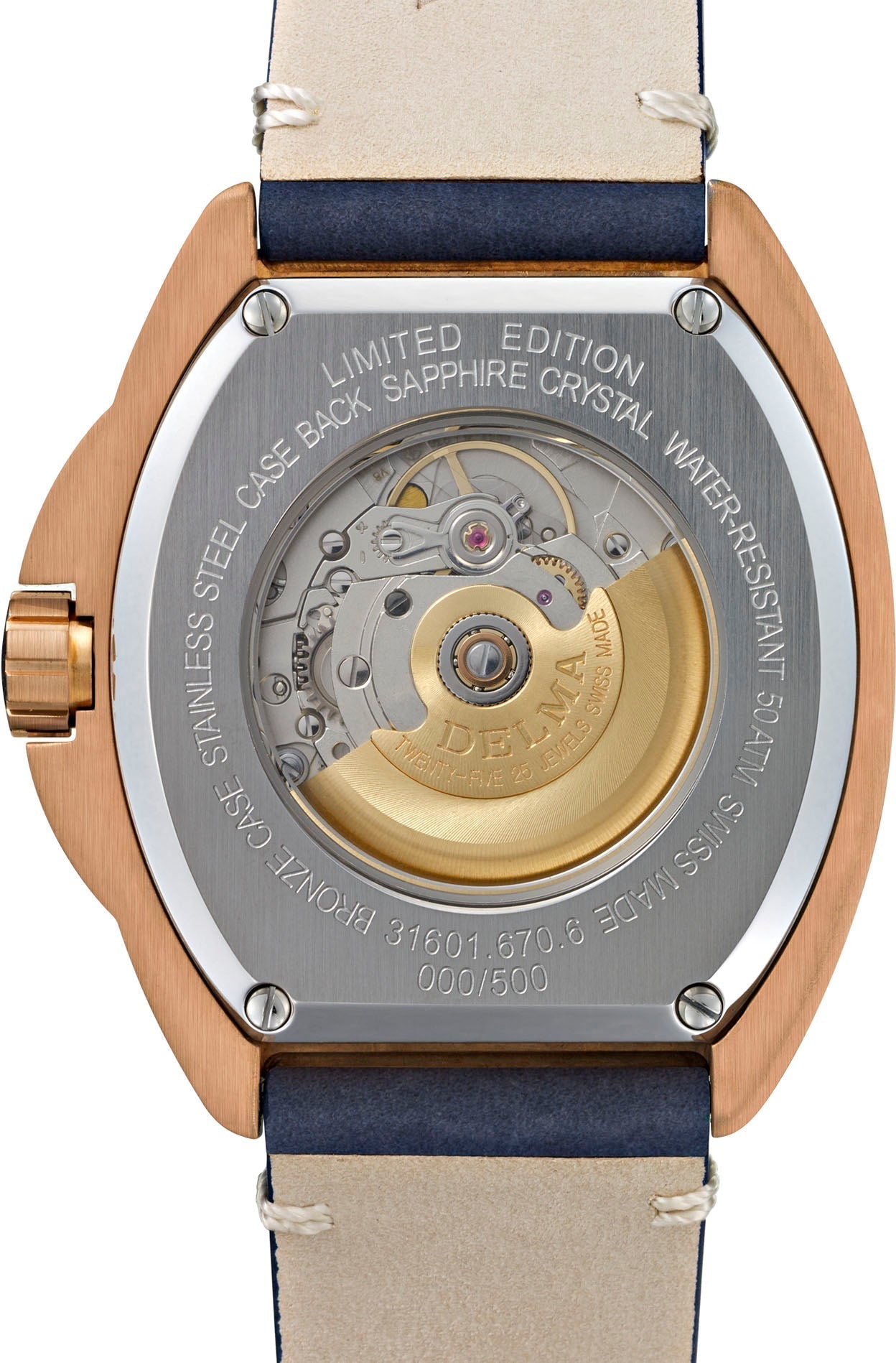 Delma Watch Shell Star Bronze Automatic Limited Edition 31601.670.6.048 Image 2
