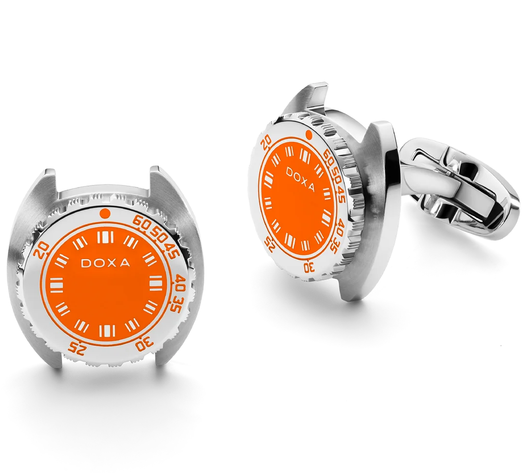 Doxa Cufflinks SUB Professional Orange CUF.10.351 Image 1