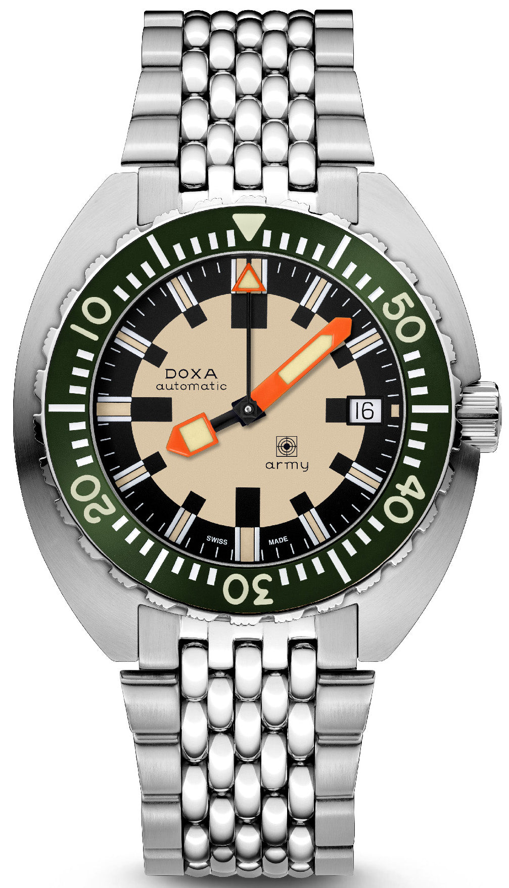 Doxa Dive Army Bracelet Watch 785.10.031G.10 Image 1