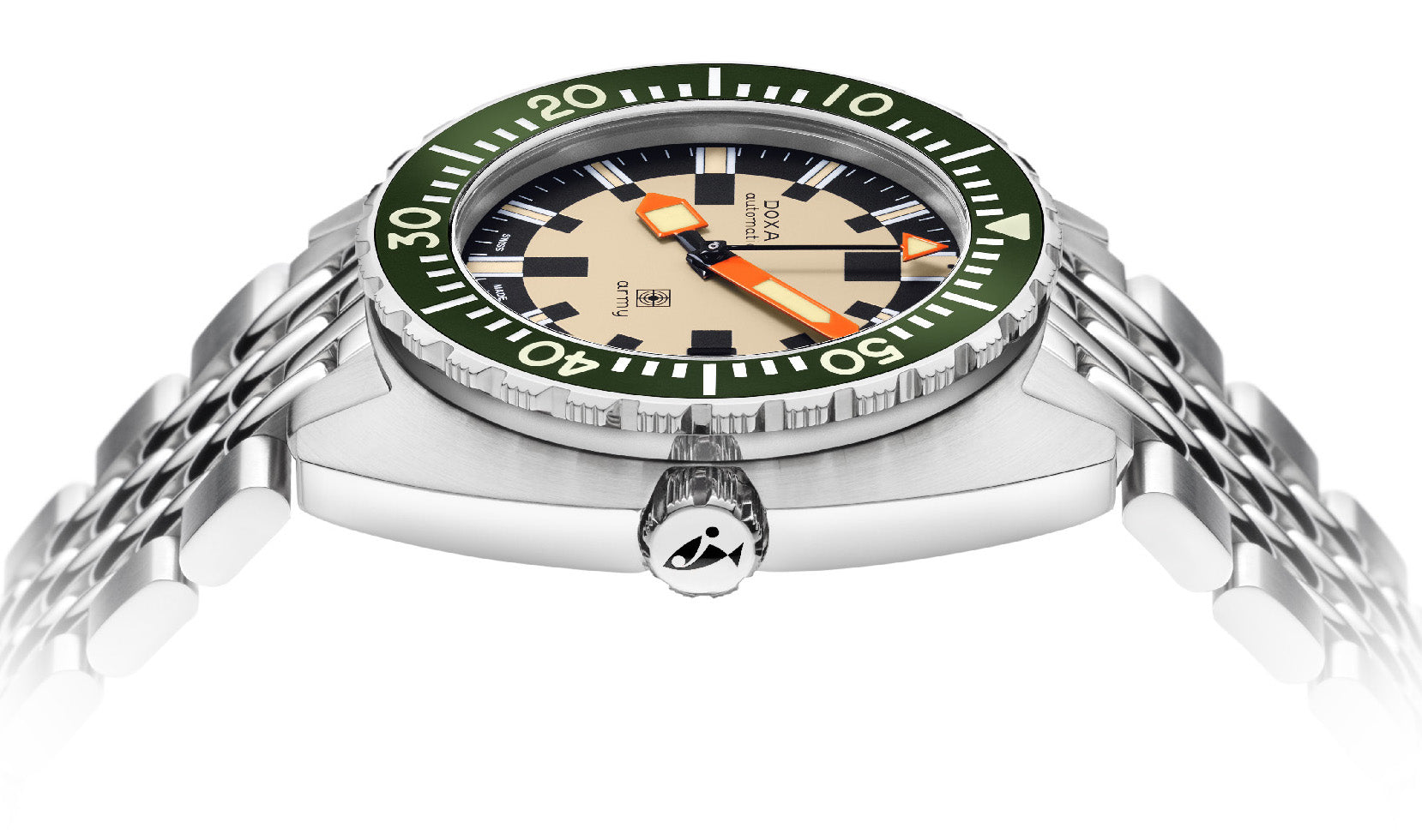 Doxa Dive Army Bracelet Watch 785.10.031G.10 Image 3