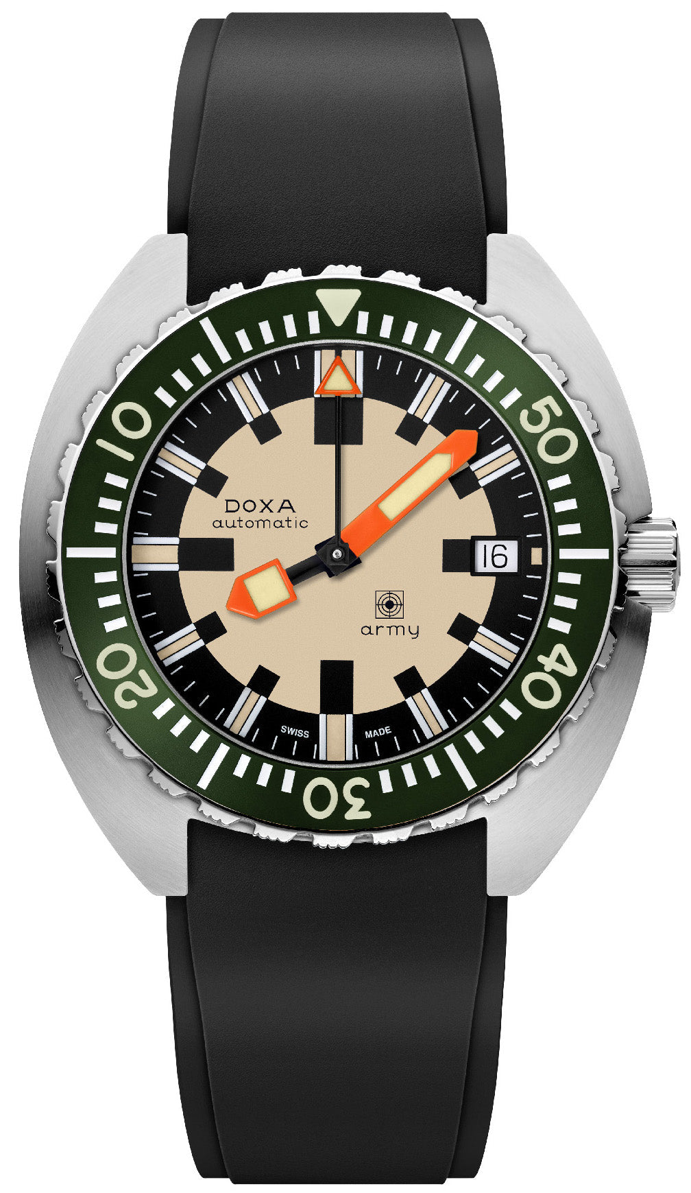 Doxa Dive Army Rubber Watch 785.10.031G.20 Image 1