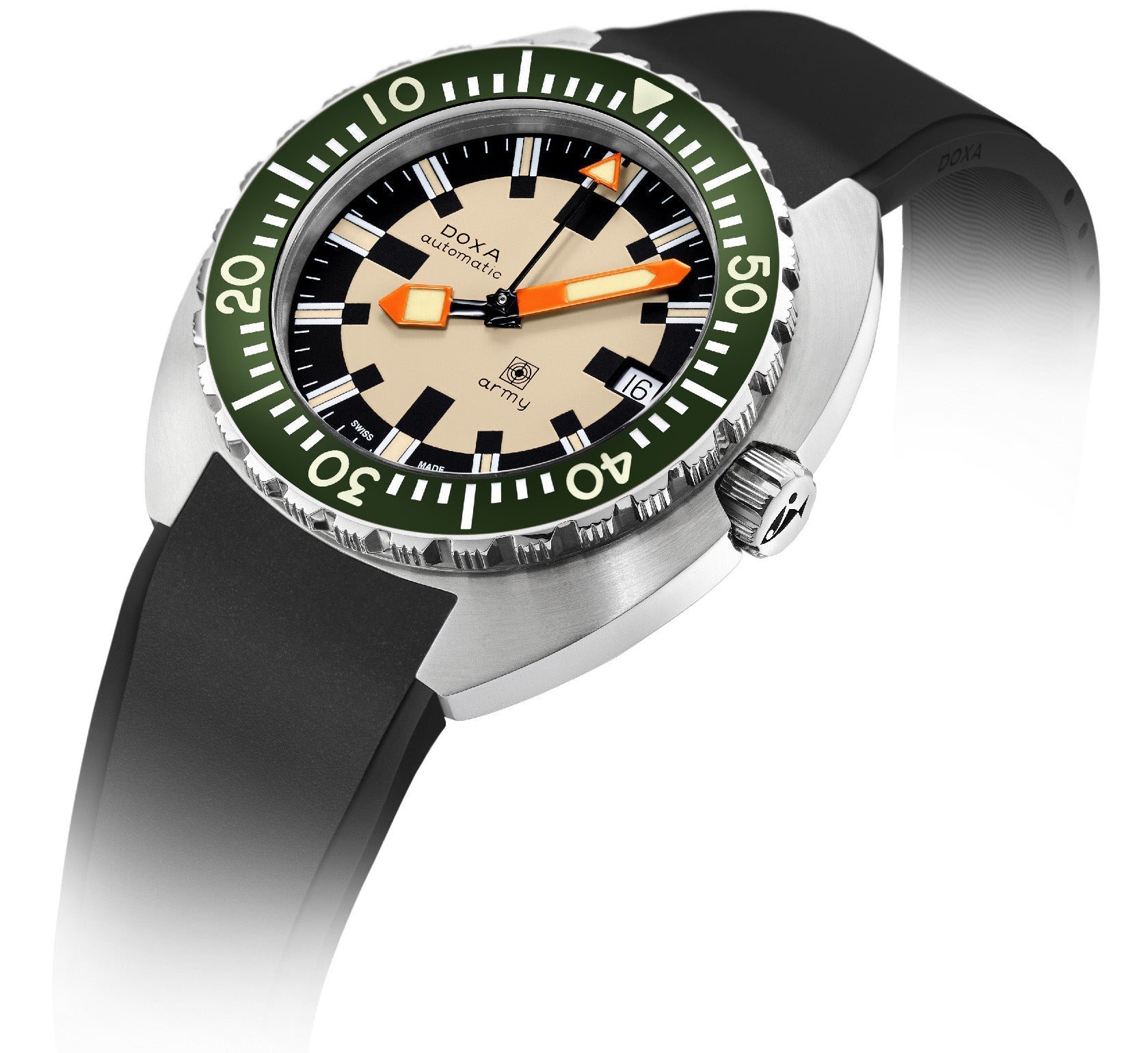 Doxa Dive Army Rubber Watch 785.10.031G.20 Image 2