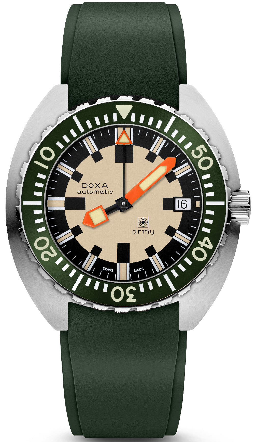 Doxa Dive Army Rubber Watch 785.10.031G.26 Image 1
