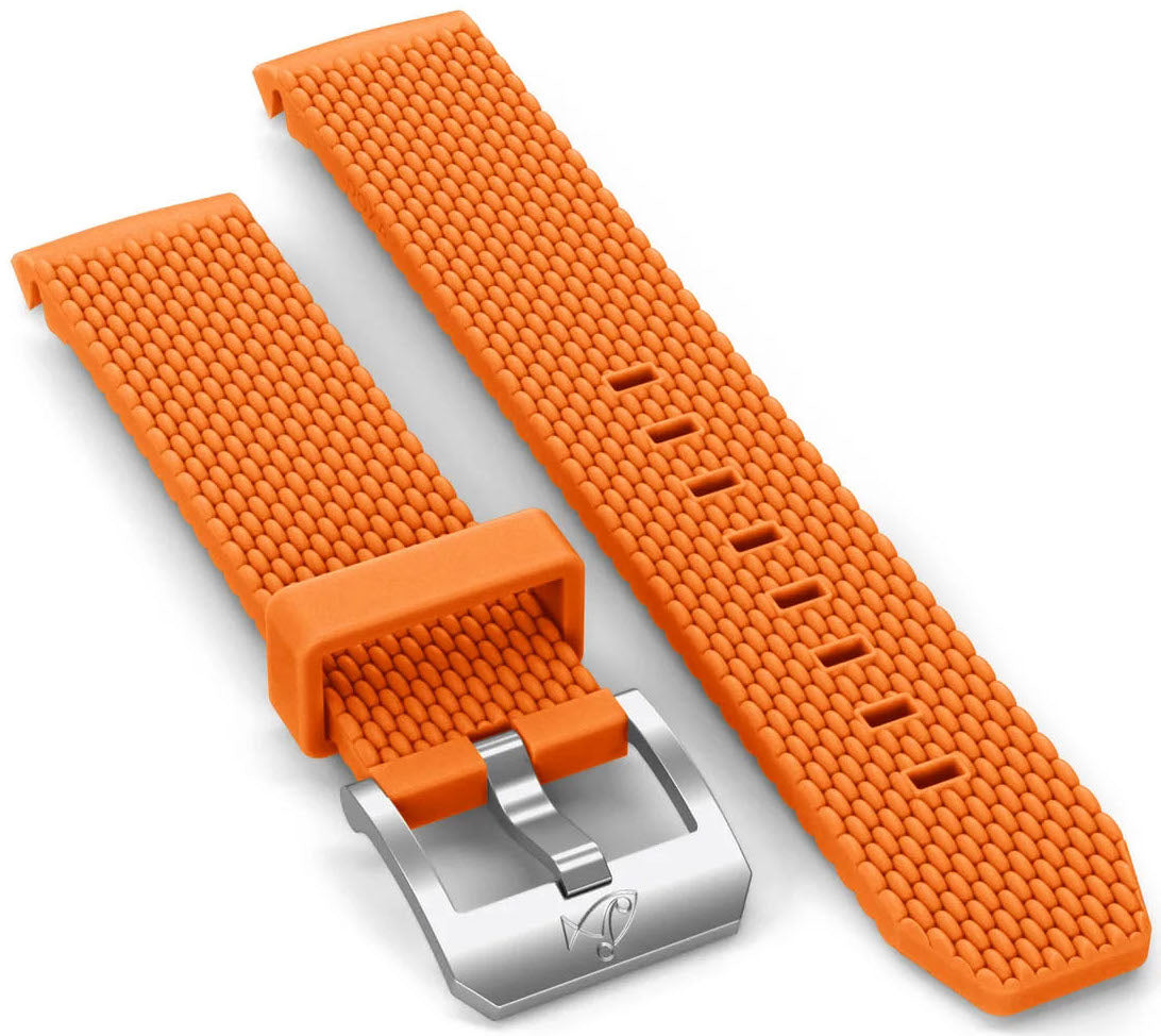Doxa Strap SUB 200 C-GRAPH Rubber Orange With Buckle 798.10.21-RUBBB Image 1