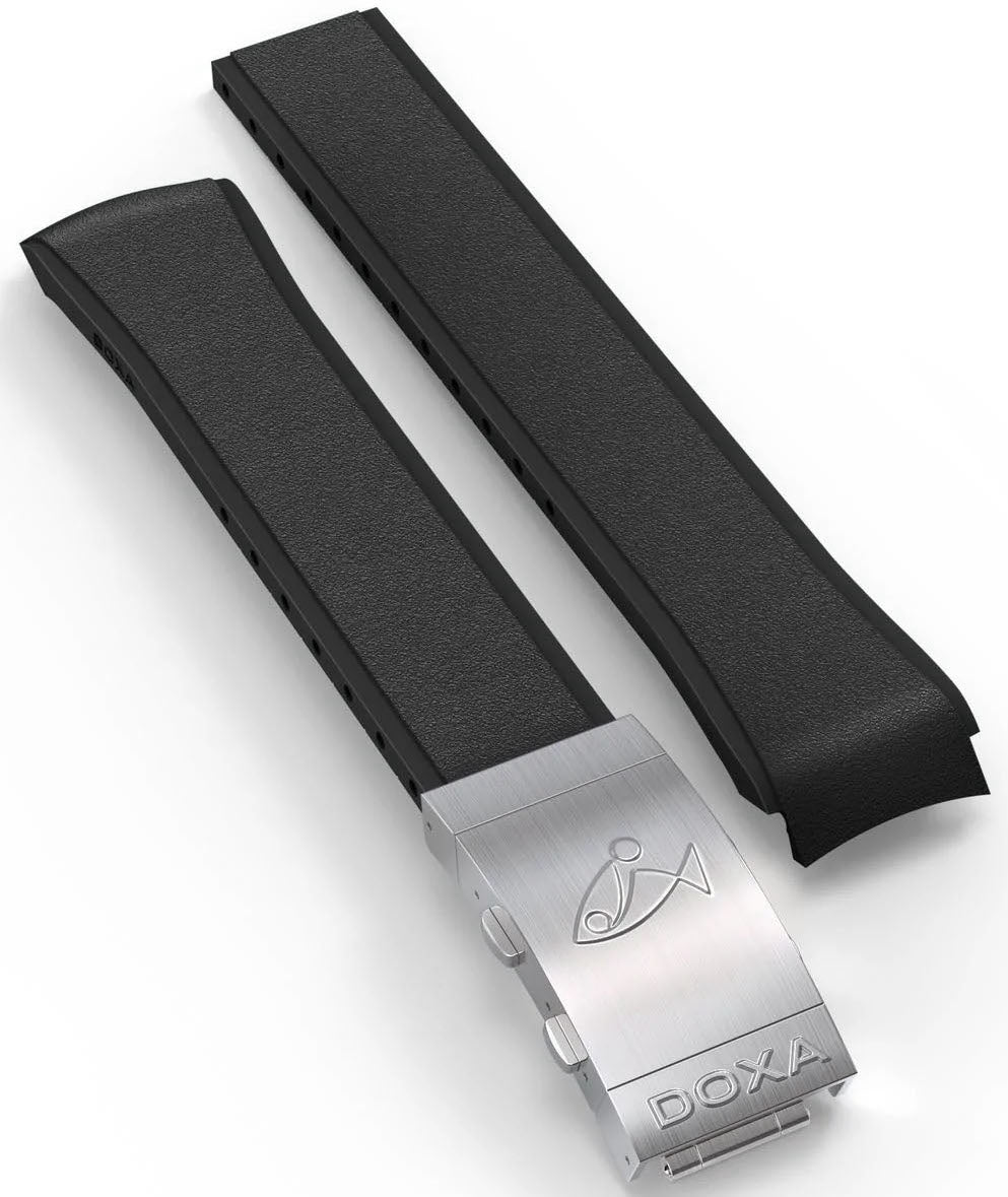 Doxa Strap SUB 300 Rubber Black With Folding Clasp 821.10.20-RUBBB Image 1