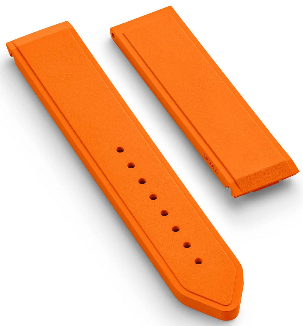 Doxa Strap SUB 600T Rubber Orange 861/862.21-RUB Image 1