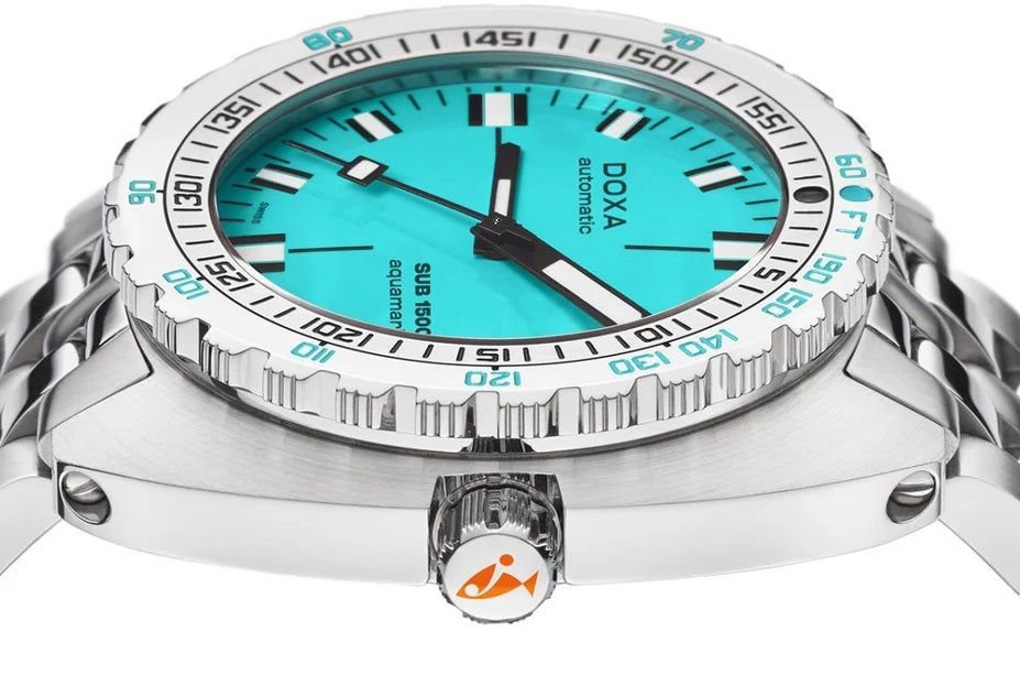 Doxa SUB 1500T Aquamarine Bracelet Watch 883.10.241.10 Image 3