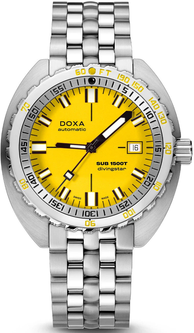 Doxa SUB 1500T Divingstar Bracelet Watch 883.10.361.10 Image 1