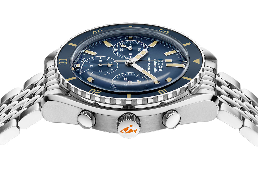 Doxa SUB 200 C-Graph Caribbean Bracelet Watch 798.10.201.10 Image 3