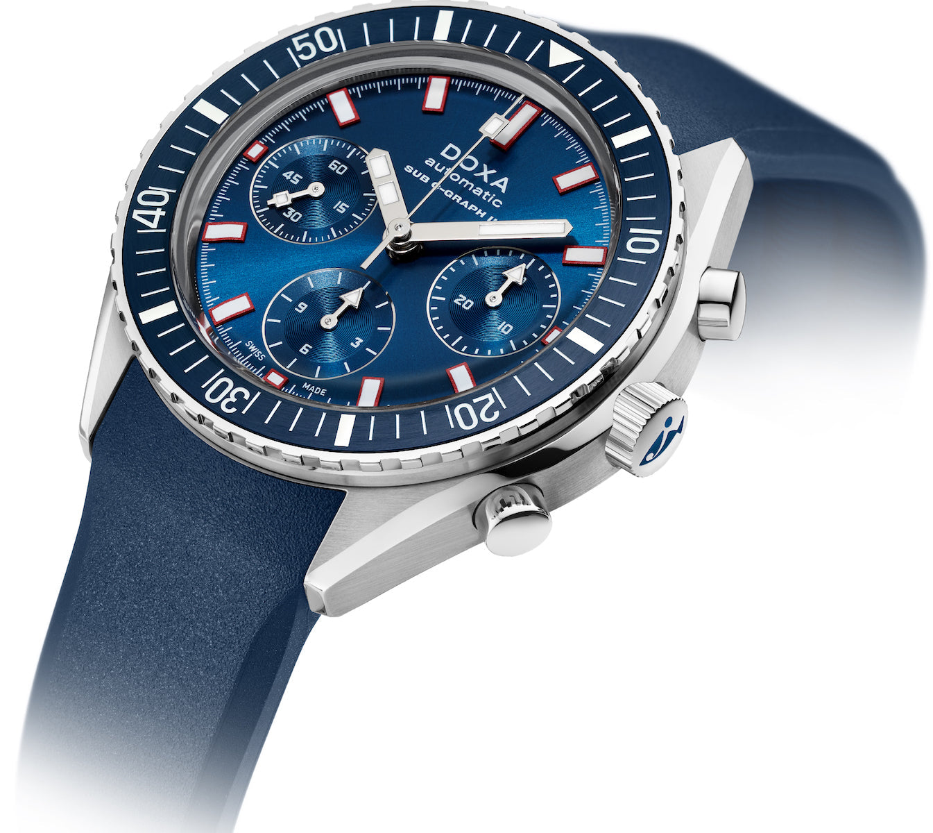 Doxa Sub 200 C-Graph II Caribbean Rubber Watch 797.10.201.32 Image 3