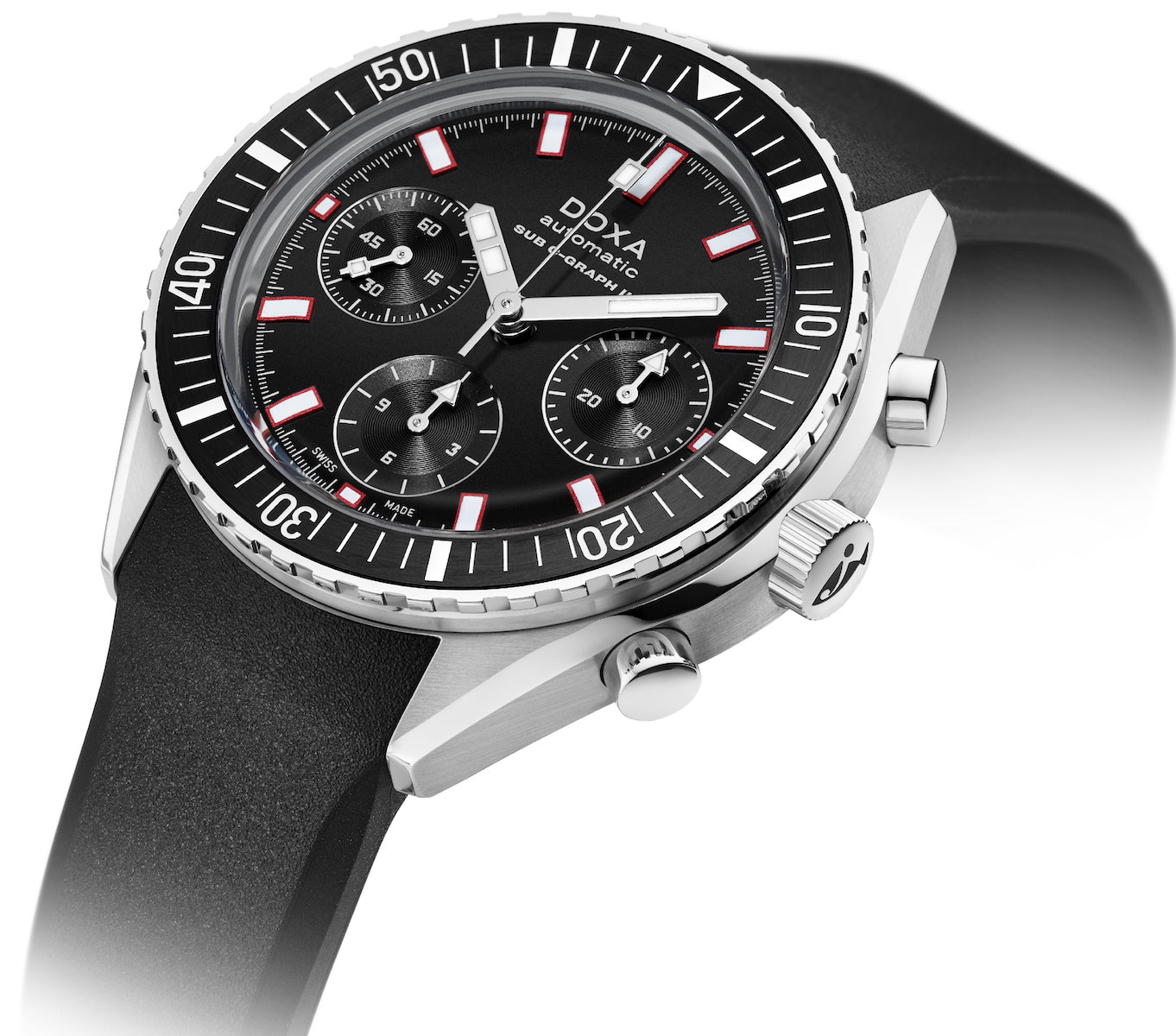 Doxa Sub 200 C-Graph II Sharkhunter Rubber Watch 797.10.101.20 Image 2