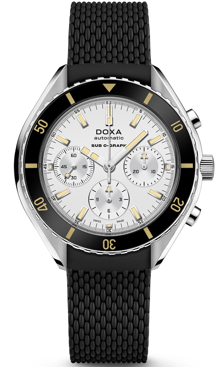 Doxa SUB 200 C-Graph Searambler Rubber Watch 798.10.021.20 Image 1