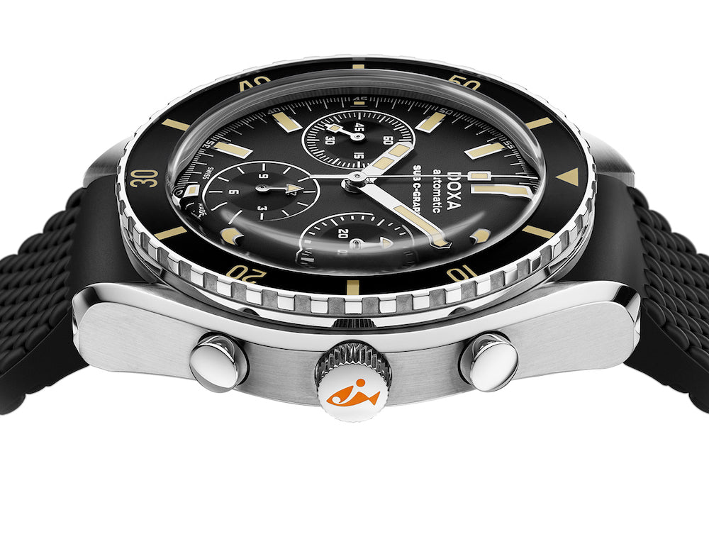 Doxa SUB 200 C-Graph Sharkhunter Rubber Watch 798.10.101.20 Image 3