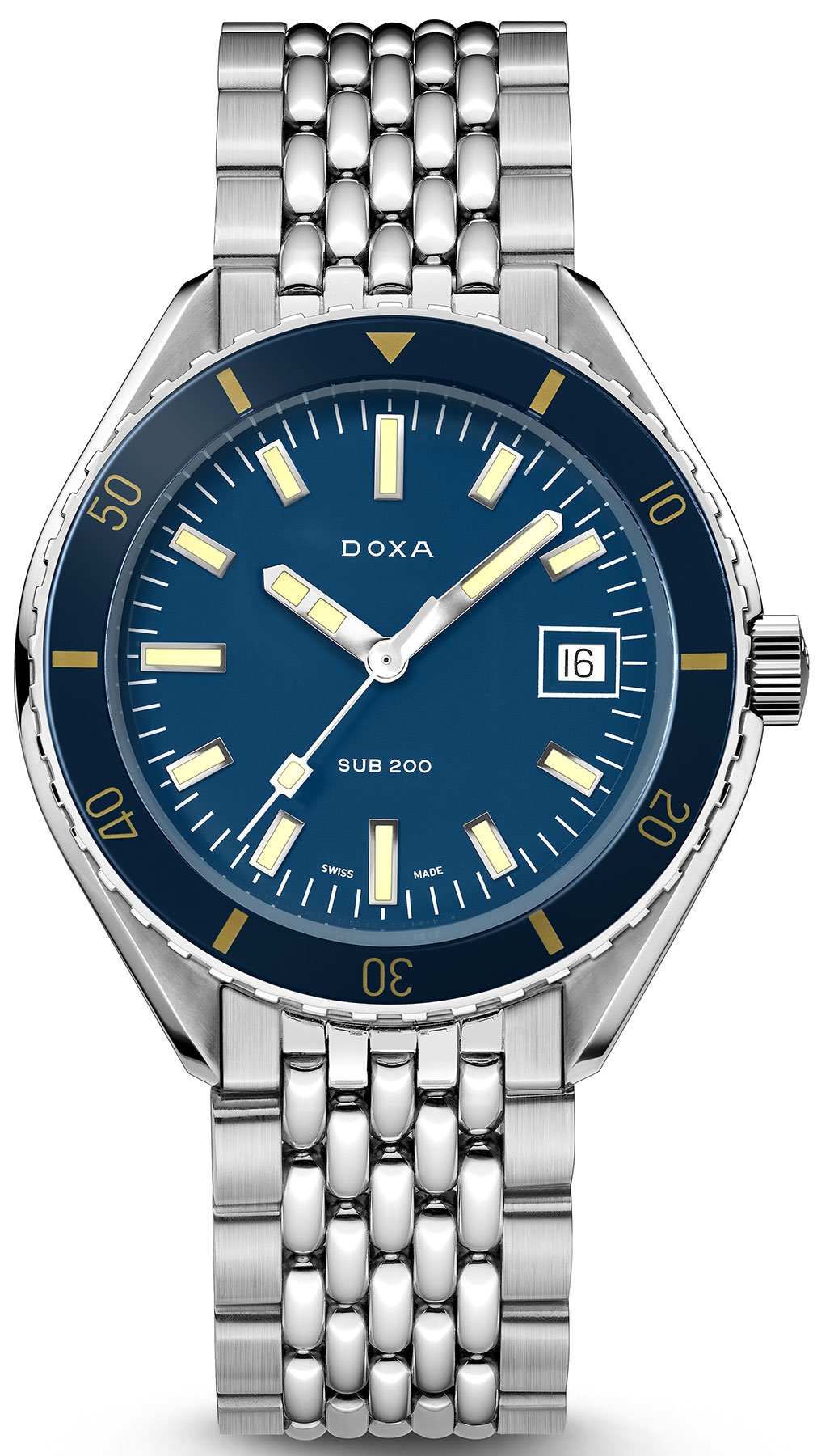 Doxa Sub 200 Caribbean Bracelet Watch 799.10.201.10 Image 1
