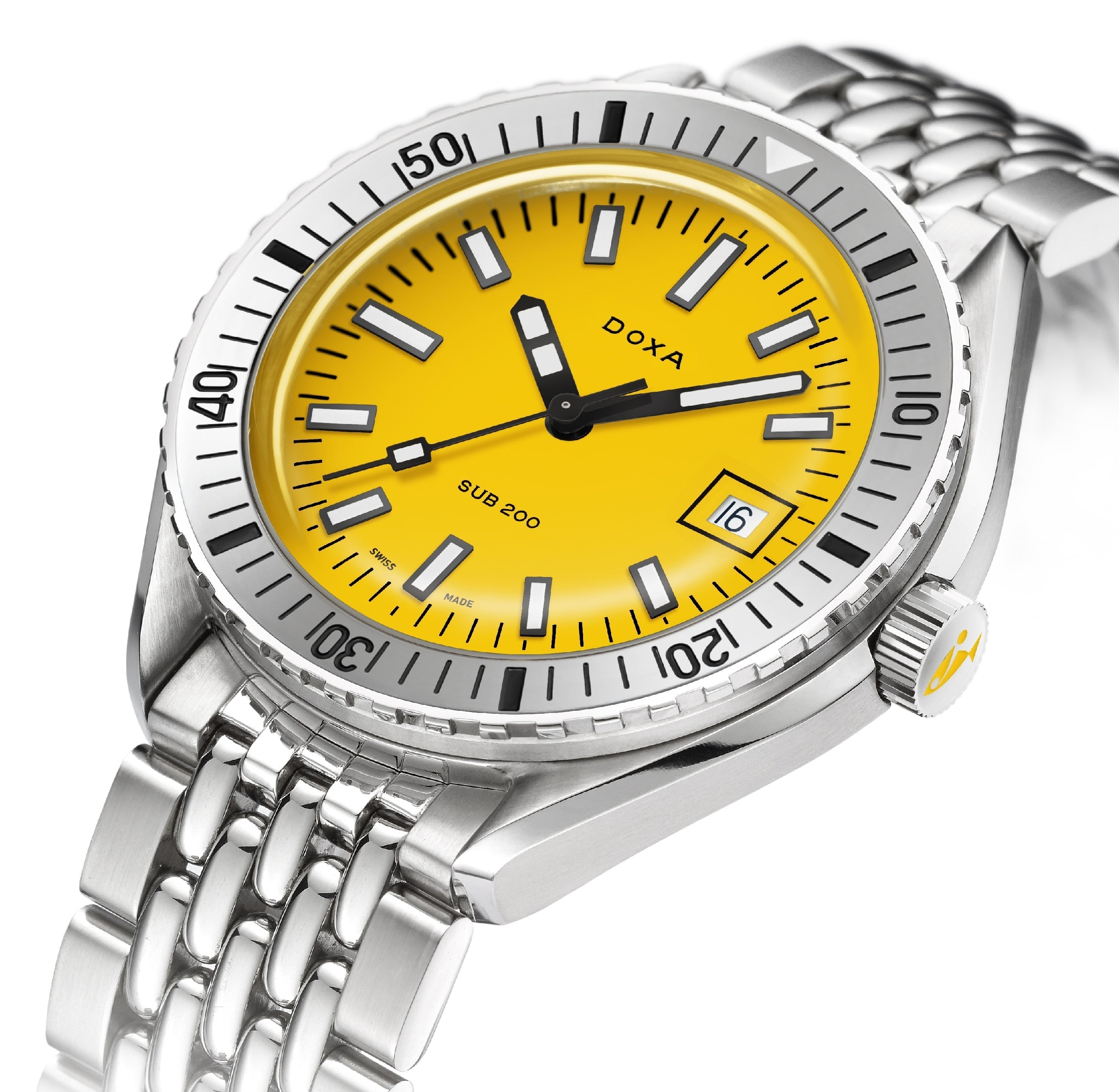 Doxa Sub 200 Divingstar Stainless Steel Bracelet Watch 796.10.361.10 Image 2