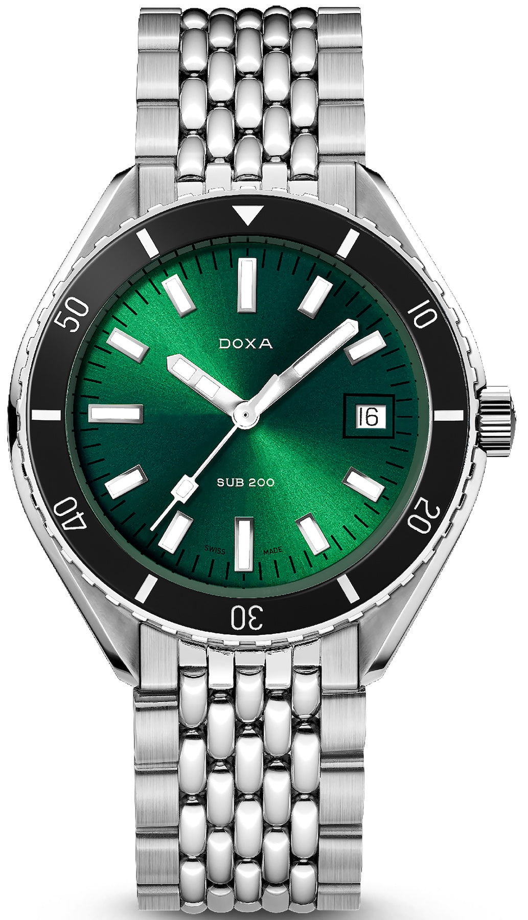 Doxa SUB 200 Sea Emerald Bracelet Watch 799.10.131.10 Image 1