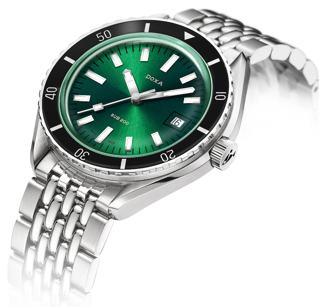 Doxa SUB 200 Sea Emerald Bracelet Watch 799.10.131.10 Image 3