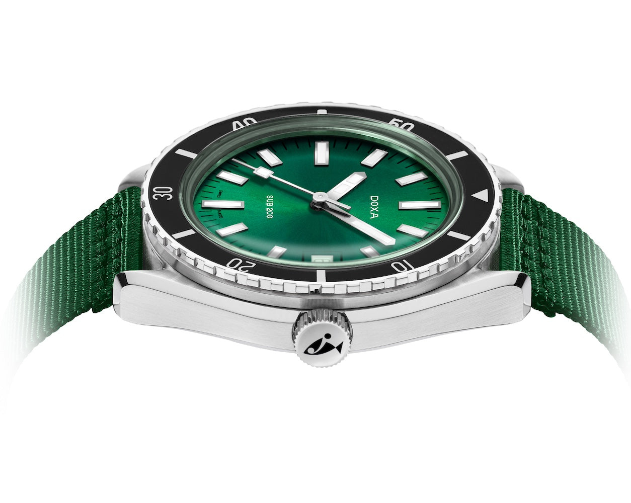 Doxa SUB 200 Sea Emerald Nato Watch 799.10.131.26-N Image 3