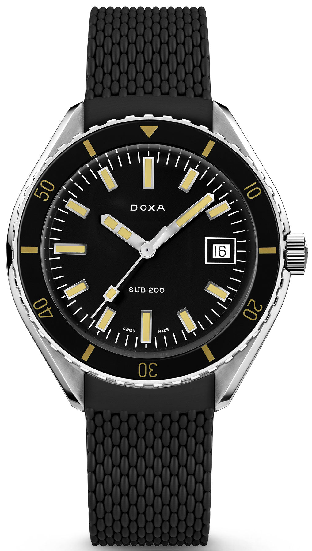 Doxa Sub 200 Sharkhunter Rubber Watch 799.10.101.20 Image 1