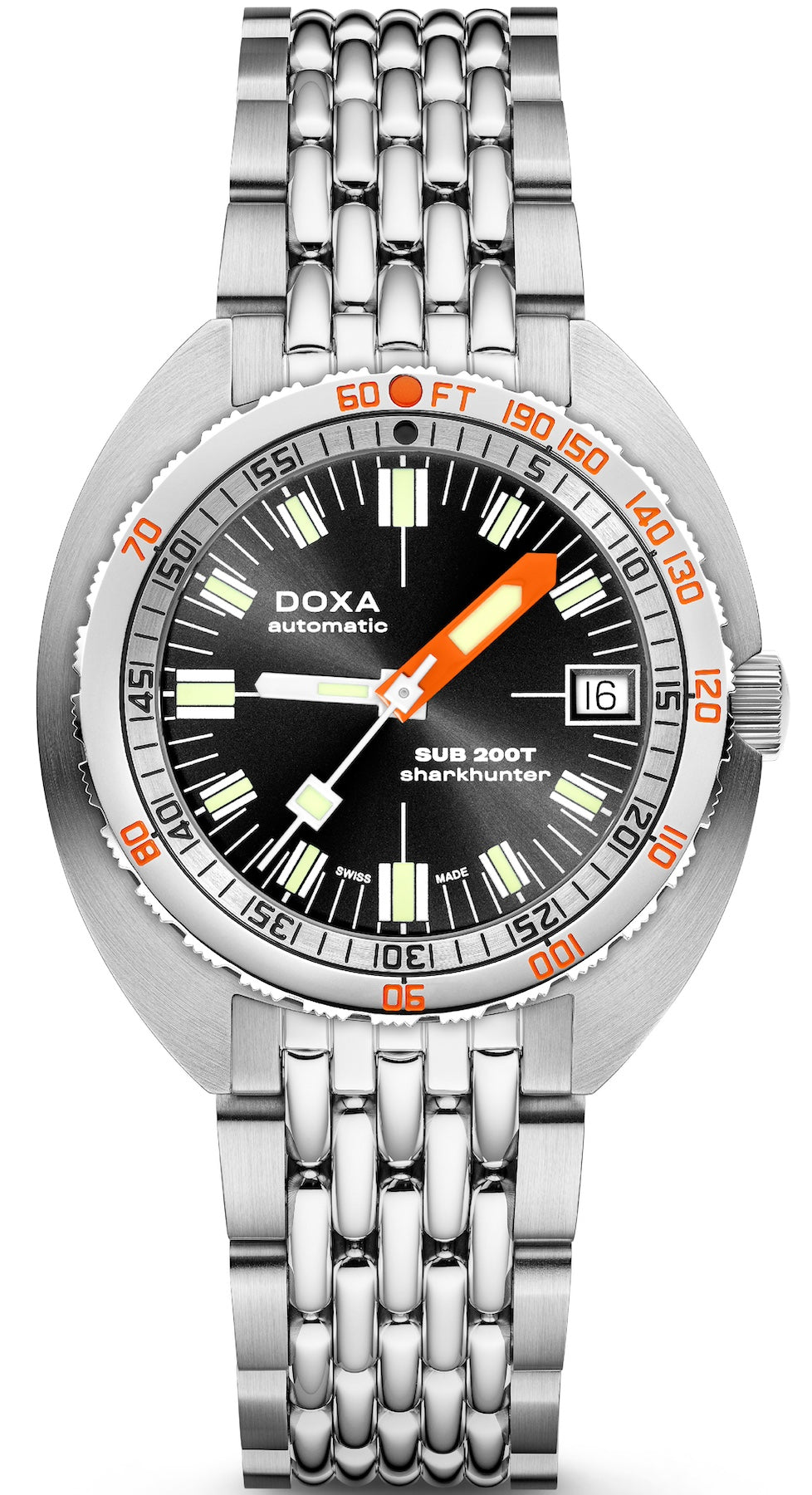 Doxa SUB 200T Sharkhunter Sunray Bracelet Watch 804.10.101S.10 Image 1