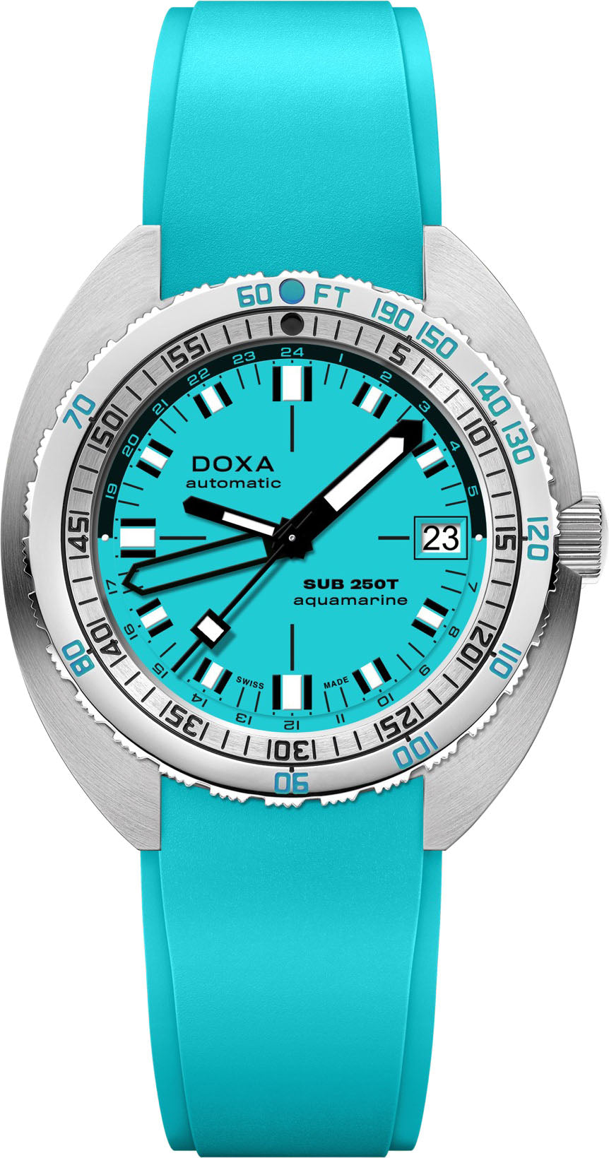 Doxa SUB 250T GMT Aquamarine Watch 855.10.241.25 Image 1