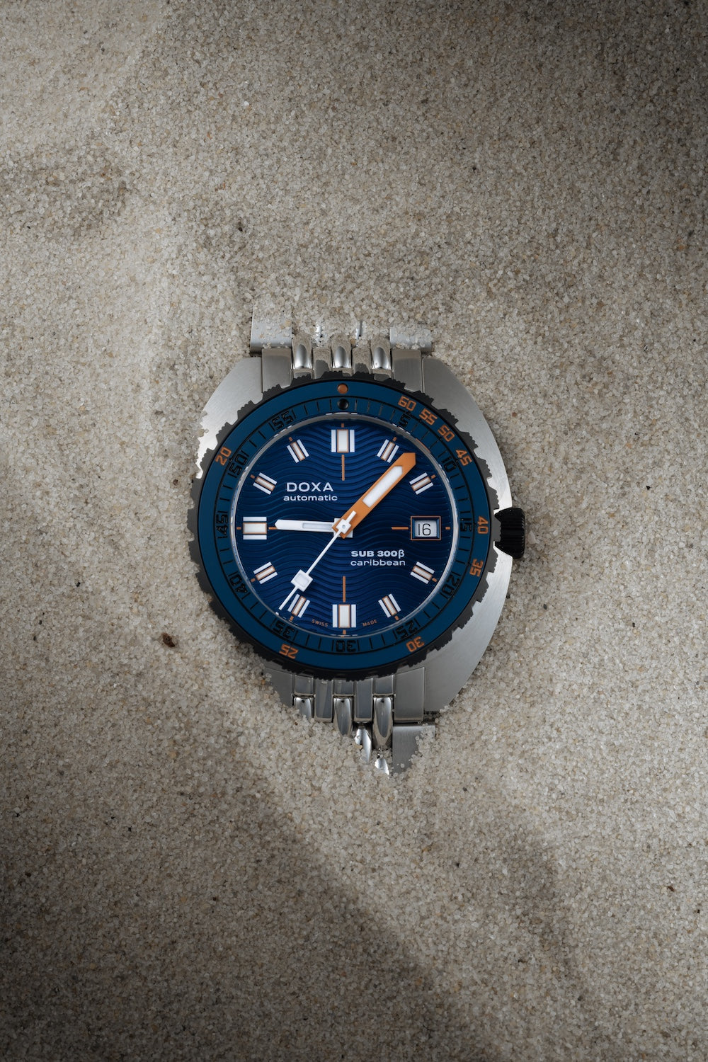 Doxa SUB 300 Beta Ceramic Steel Caribbean Bracelet Watch 830.10.201.10 Image 5