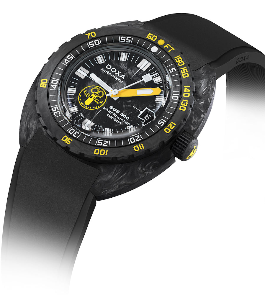 Doxa Sub 300 Carbon Aqua Lung US Divers Limited Edition Watch 822.70.101AQL.20 Image 2