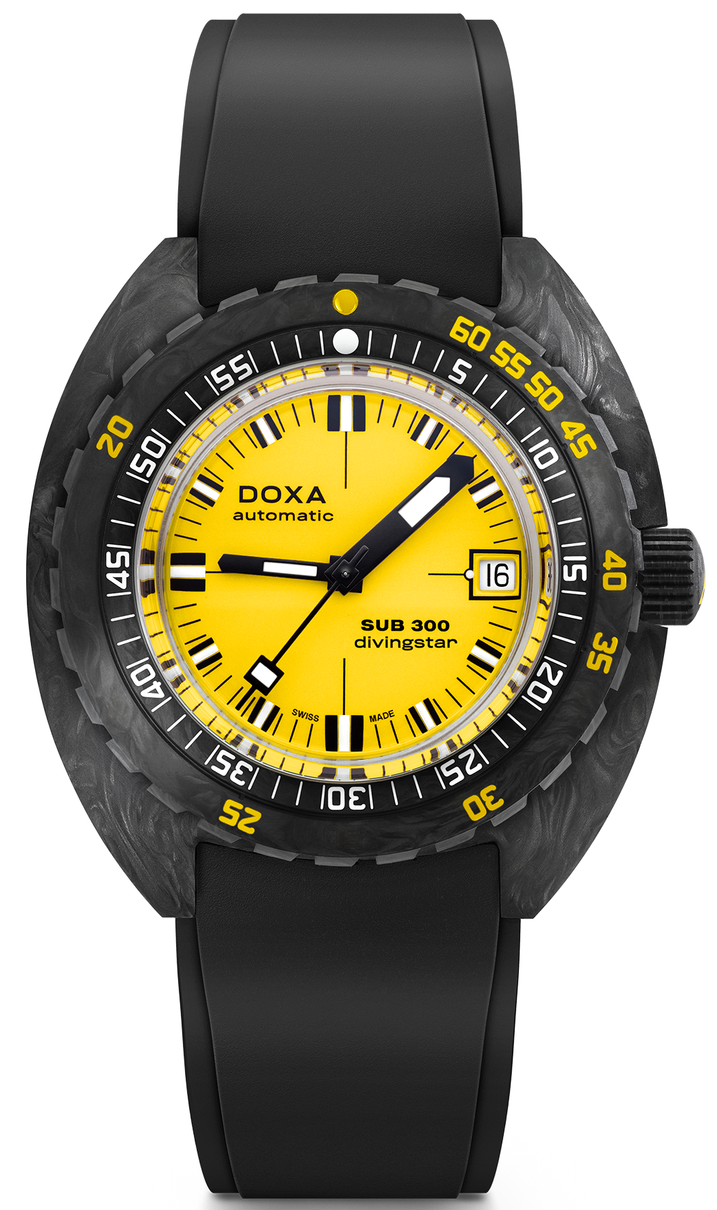 Doxa SUB 300 Carbon COSC Divingstar Rubber Watch 822.70.361.20 Image 1