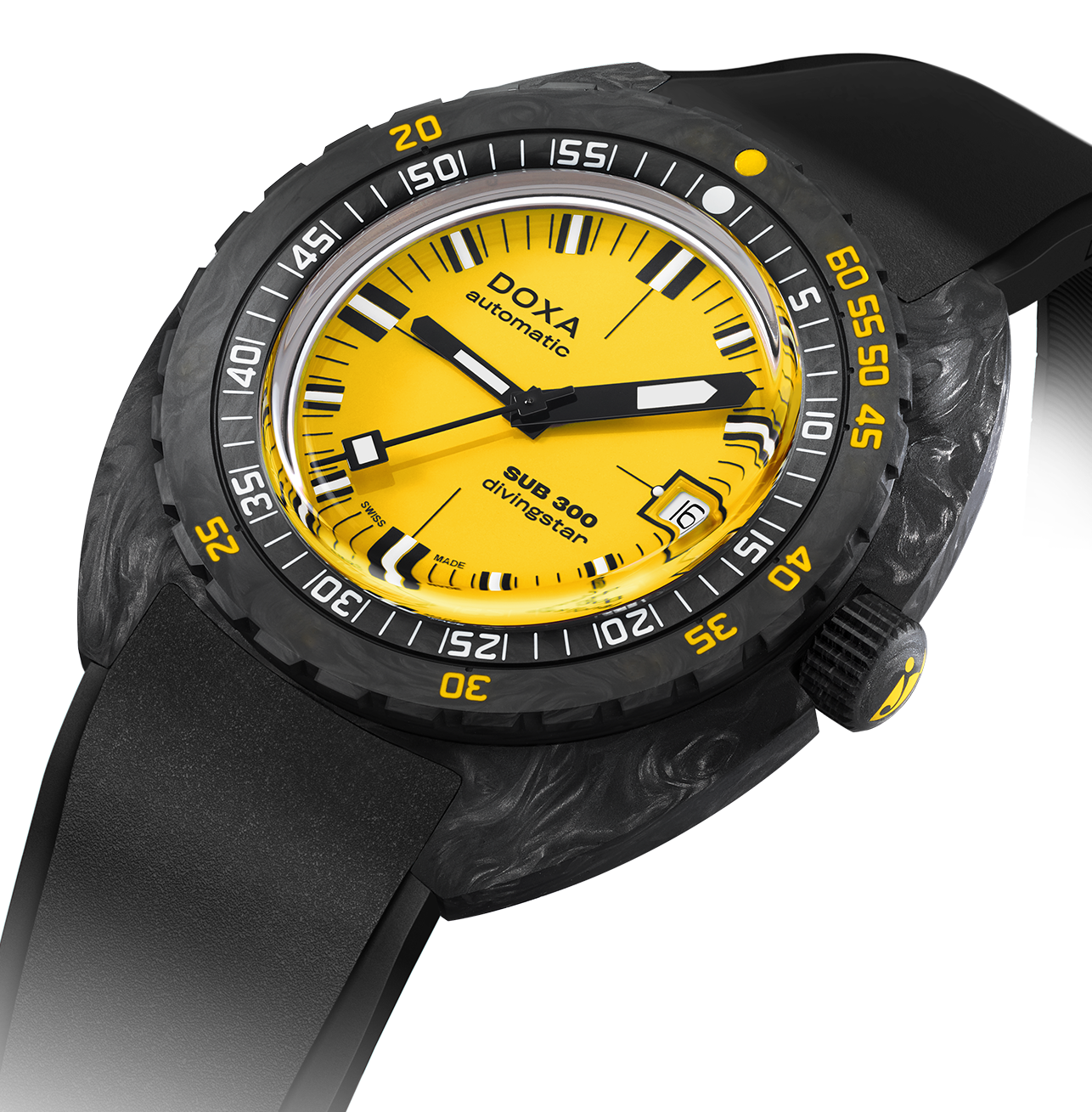 Doxa SUB 300 Carbon COSC Divingstar Rubber Watch 822.70.361.20 Image 2