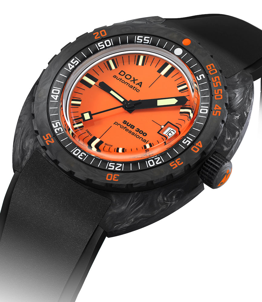 Doxa SUB 300 Carbon COSC Professional Rubber Watch 822.70.351.20 Image 2