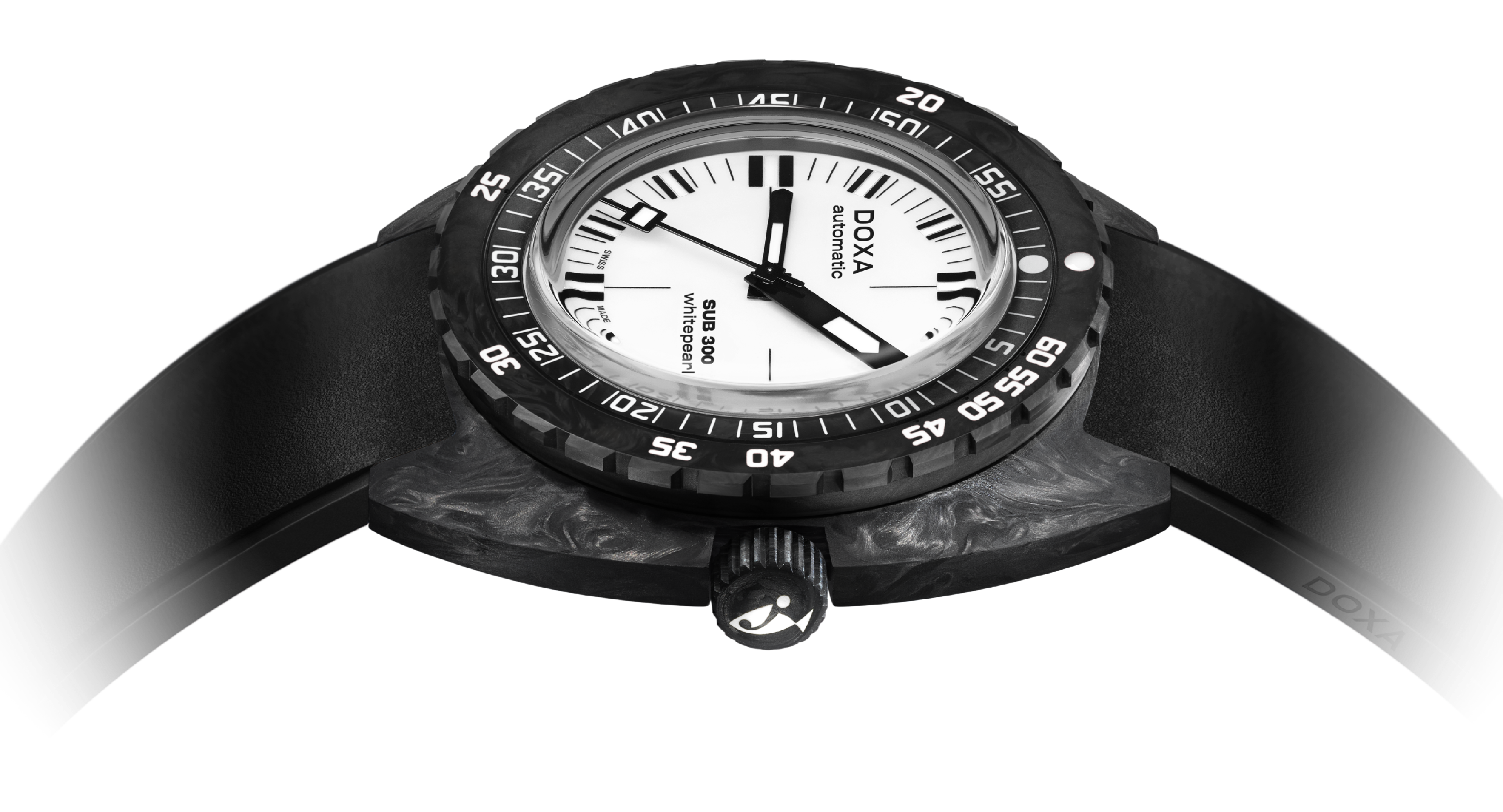 Doxa Sub 300 Carbon Whitepearl Watch 822.70.011.20 Image 3