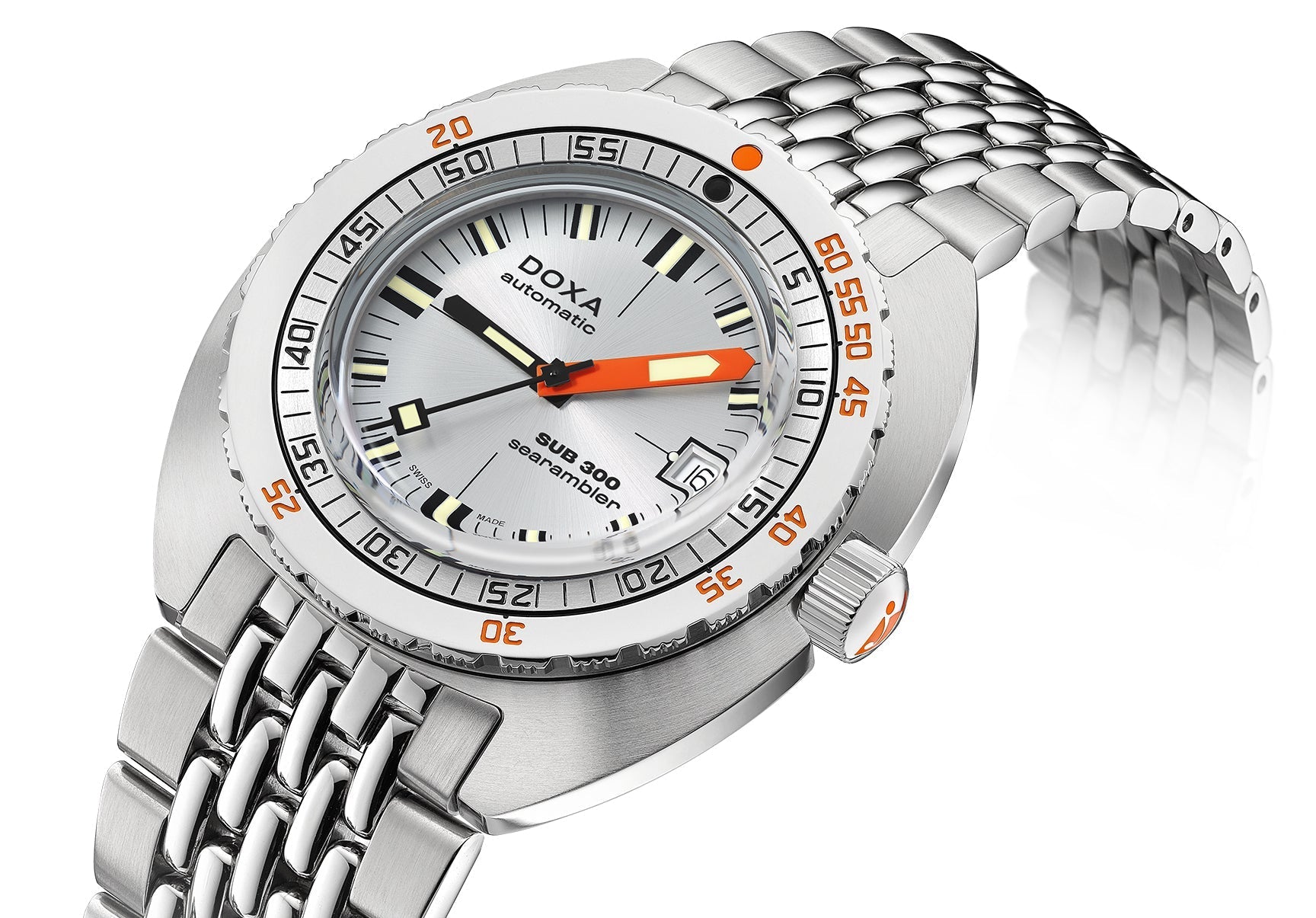 Doxa SUB 300 COSC Searambler Bracelet Watch 821.10.021.10 Image 2