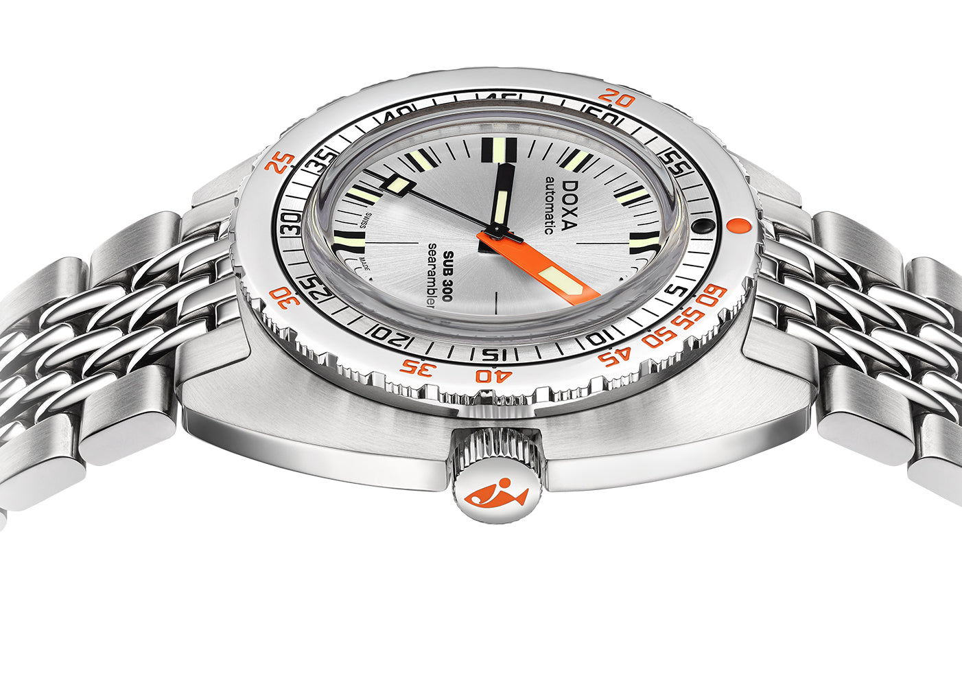 Doxa SUB 300 COSC Searambler Bracelet Watch 821.10.021.10 Image 3