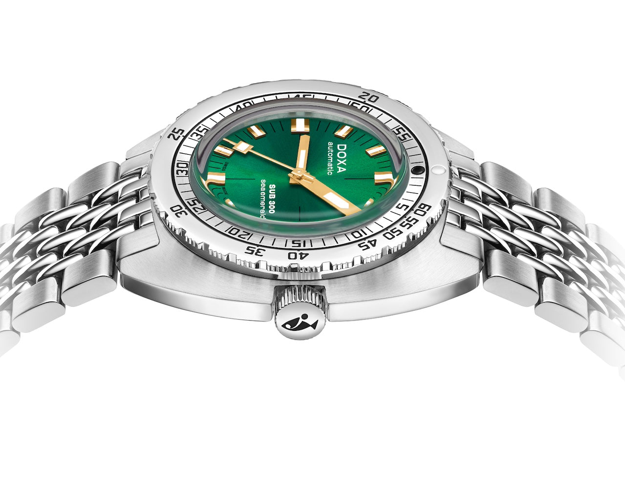 Doxa SUB 300 Sea Emerald Bracelet Watch 821.10.131.10 Image 3
