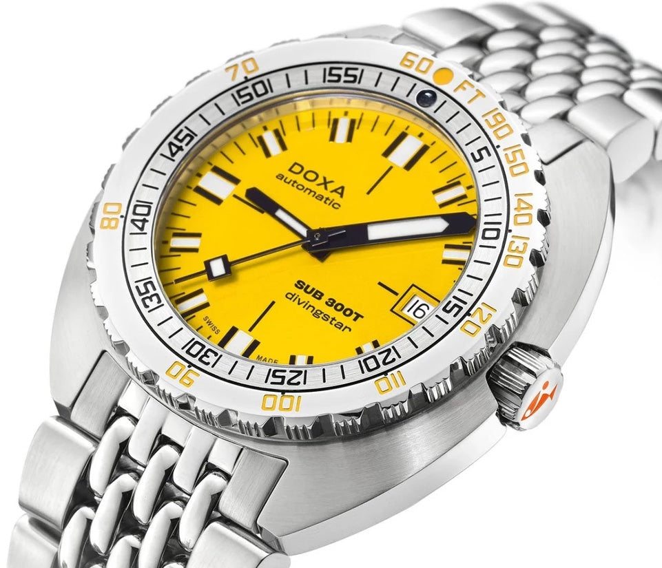 Doxa Sub 300T Divingstar Bracelet Watch 840.10.361.10 Image 2