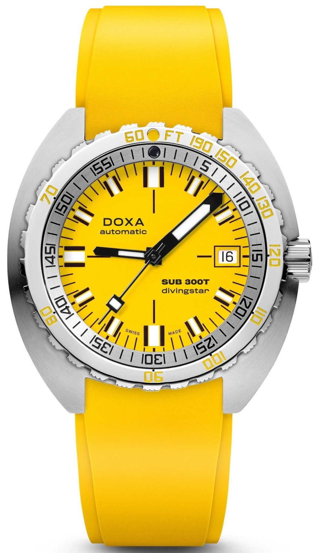 Doxa Sub 300T Divingstar Rubber Watch 840.10.361.31 Image 1